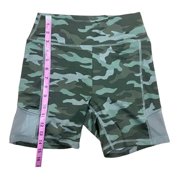 Victoria's Secret Pink Sport high waist biker/running shorts small green camo - Picture 4 of 6